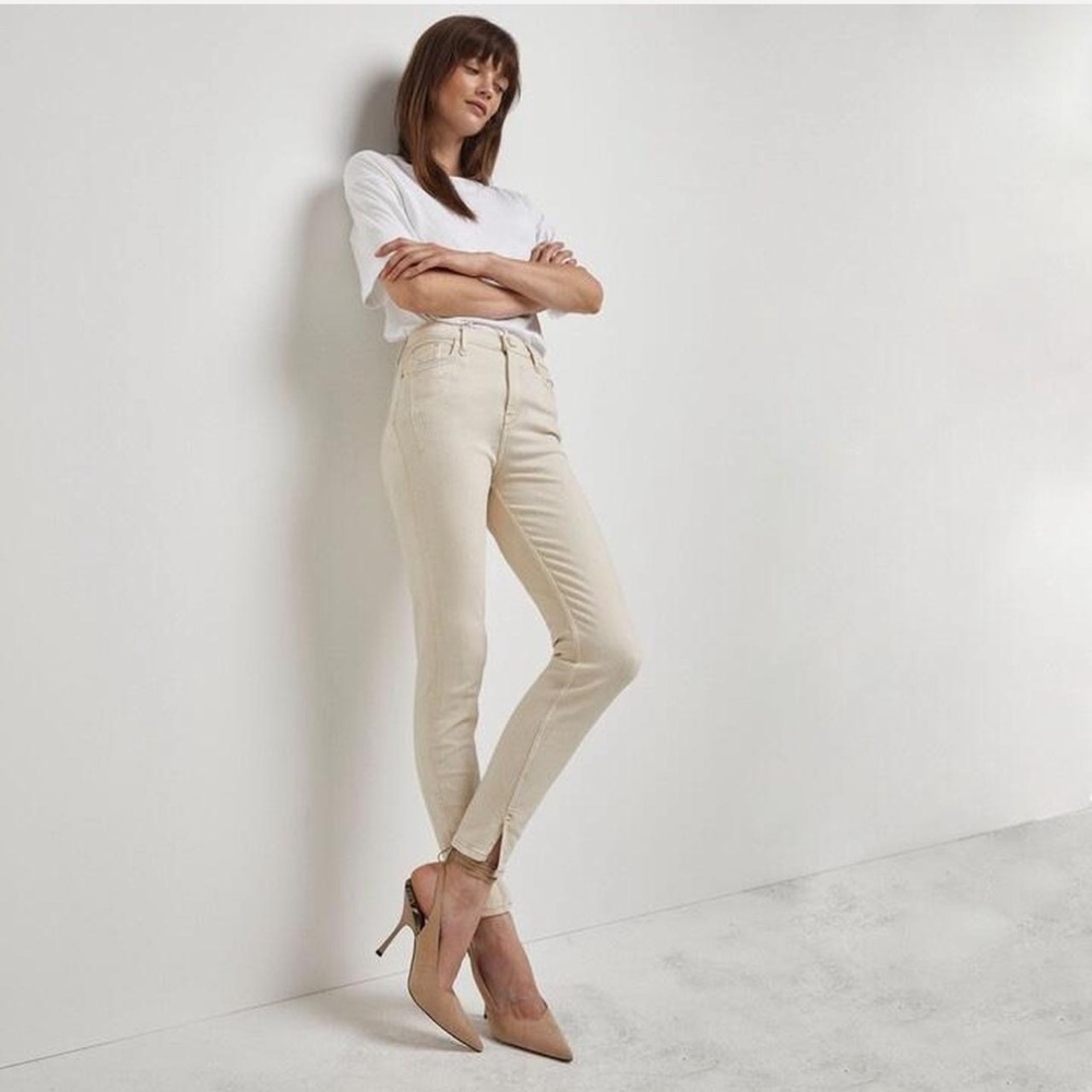 River Island Beige Skinny Jeans